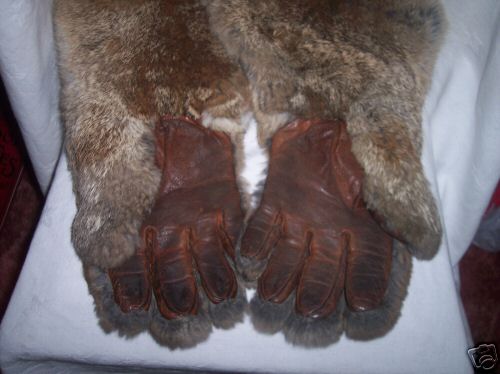 fur gloves bottom
