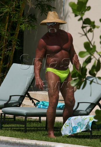 Hulk Hogan in his creepy thong.